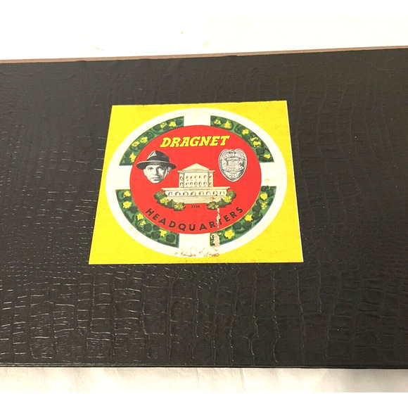 VTG The Game of Dragnet TV Series Jack Webb Board Game Transogram - Picture 9 of 13